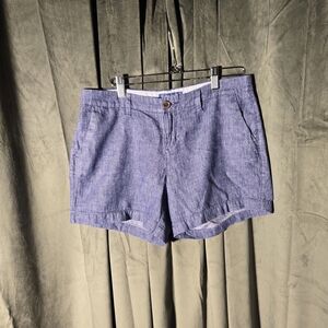 Old Navy High-Waist Chambray Shorts - Blue